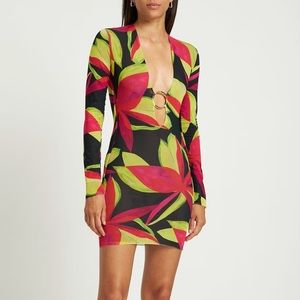 LOUISA BALLOU mesh dress